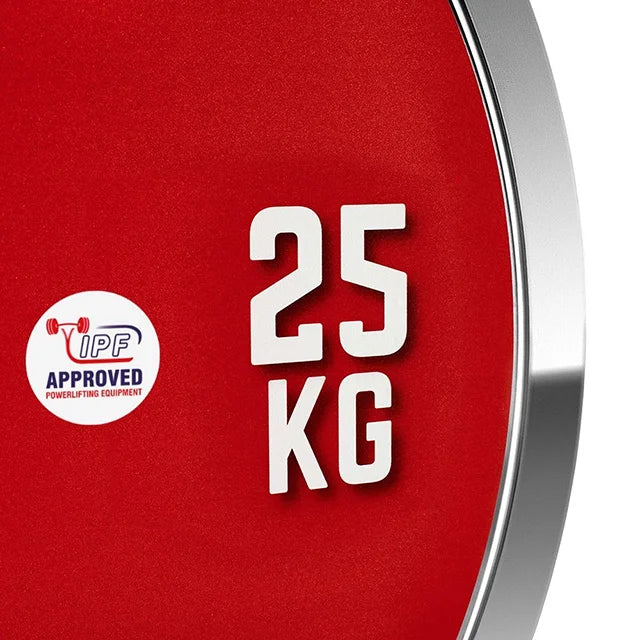 Kalibrert stålvektskive 50 mm 5 kg overflate
