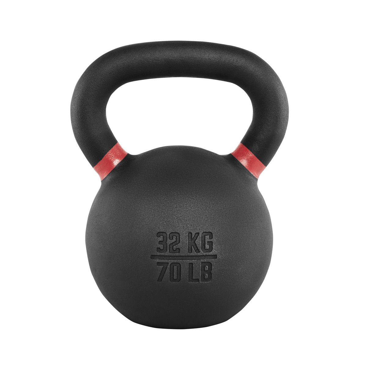 Kettlebell 32 kg støpejern grep 38 mm ATX nærbilde av grep