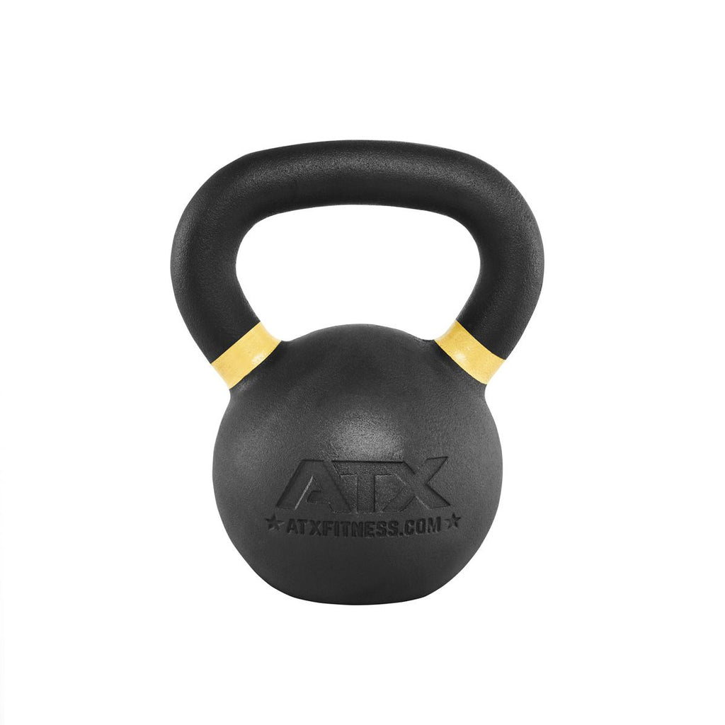 Kettlebell i støpejern 40 kg med fargekoding fra ATX nærbilde grep