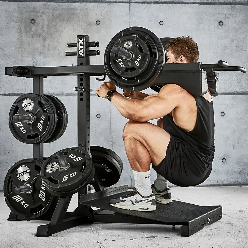 Knebøy- og leggmaskin / Viking Press 3-i-1 400 kg med vektskiver