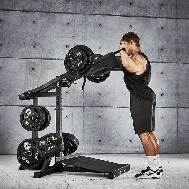 Knebøy- og leggmaskin / Viking Press 3-i-1 400 kg fra skrå vinkel