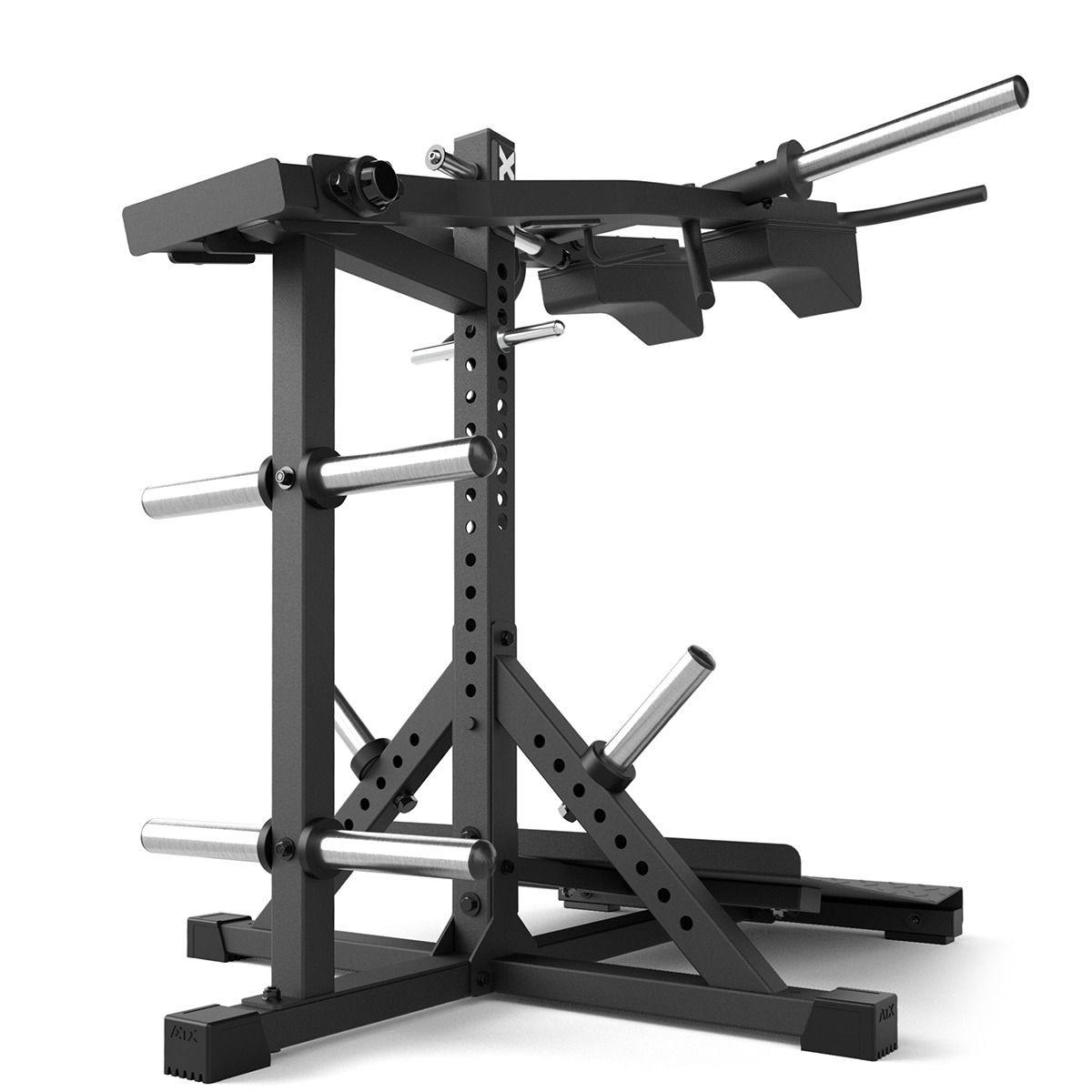 Sittende posisjon på Knebøy- og leggmaskin / Viking Press 3-i-1 400 kg