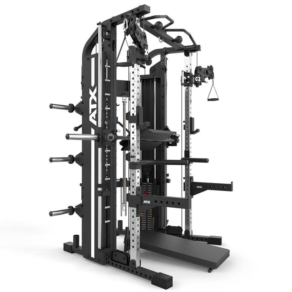 Komplett multistasjon MONSTER 2.0 540 kg montert i treningsrom