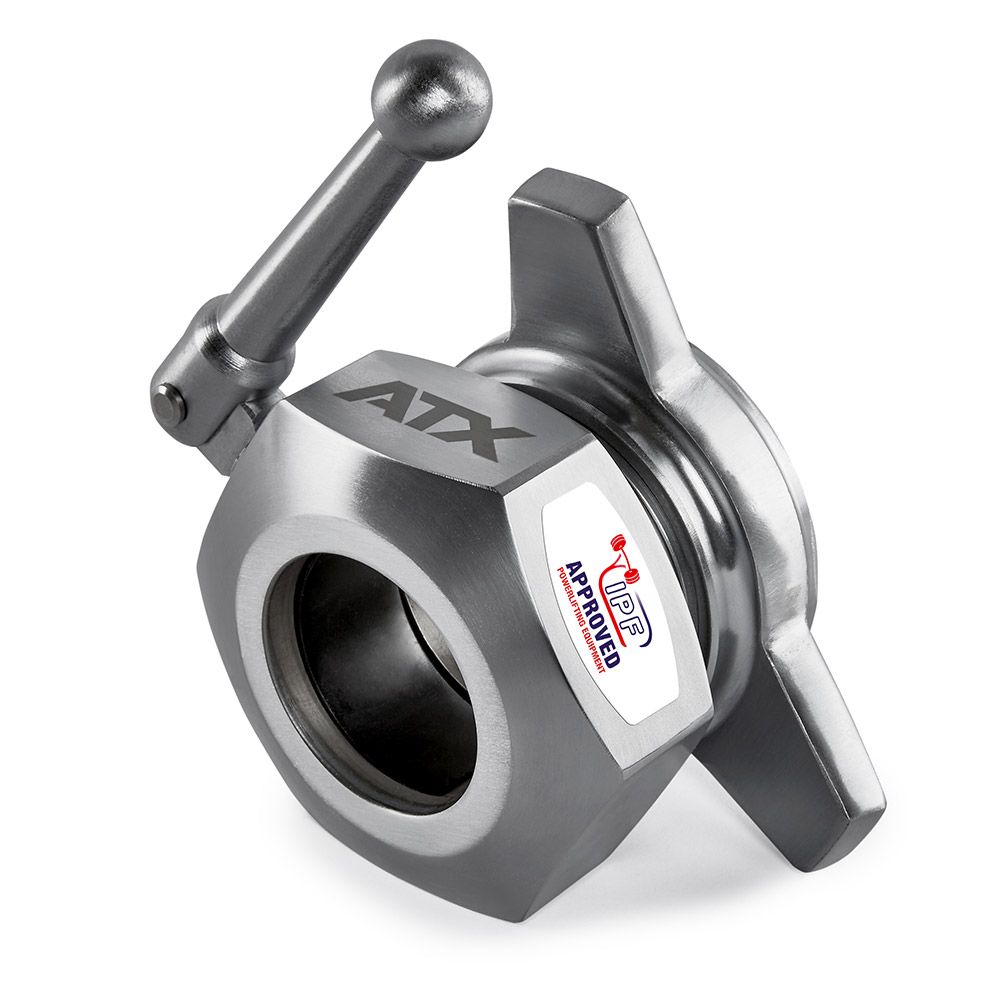 Konkurranseklemmer stjerne 5 kg par krom 120 mm bakside