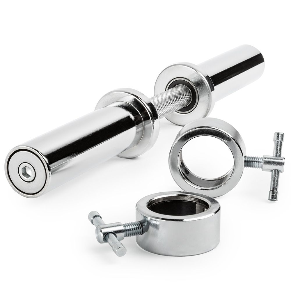 Nærbilde av kort håndvektstang fat grip dumbbell 50 mm grep