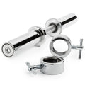 Kort vektstang 50 mm med kulelager inkl. låser 510 mm forfra