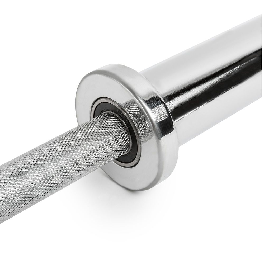 Detalj av kulelager på Kort vektstang 50 mm med kulelager inkl. låser 510 mm
