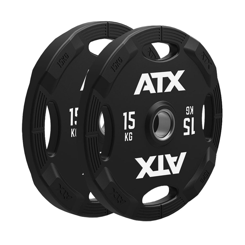Detaljbilde av Langstangsett 127,5 kg polyuretan 50 mm med vektskiver