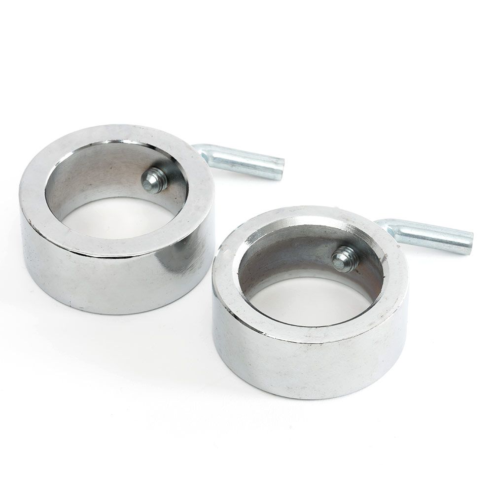 Låsering for vektstang 50 mm forkrommet bakside
