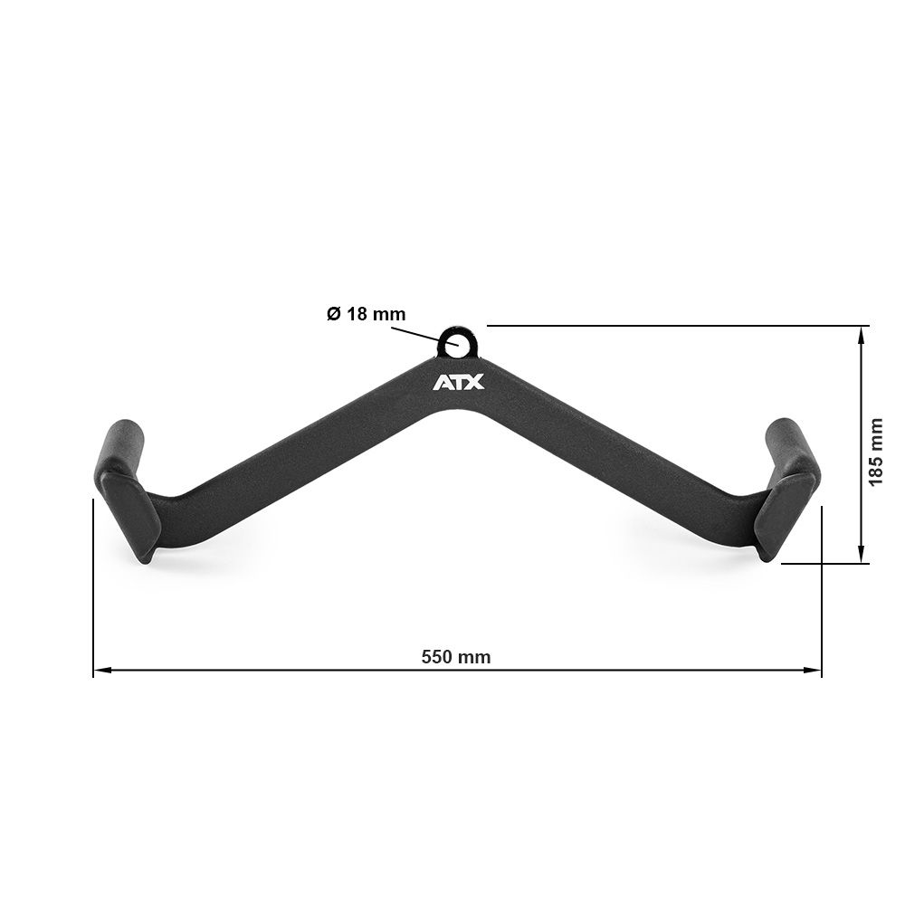 Lat Foam Grip 55 cm neopren massivstål 30 mm grep grepdiameter