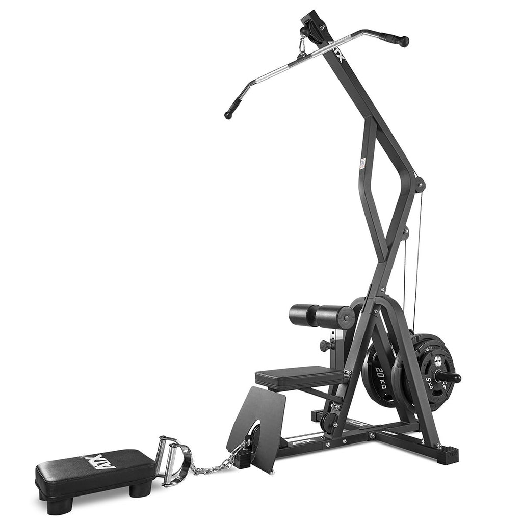 Lat Pulldown-apparat Z-form 160 kg kapasitet bakside