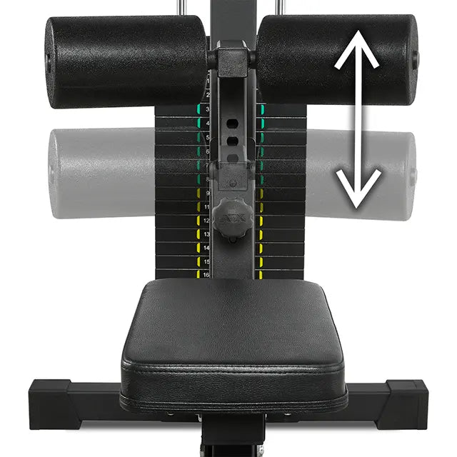 Lat Pulldown-maskin LSW-750 med 117,5 kg vektstabel understell