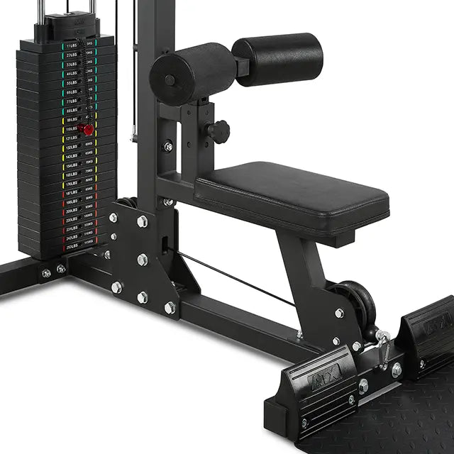 Lat Pulldown-maskin LSW-750 med 117,5 kg vektstabel og sete