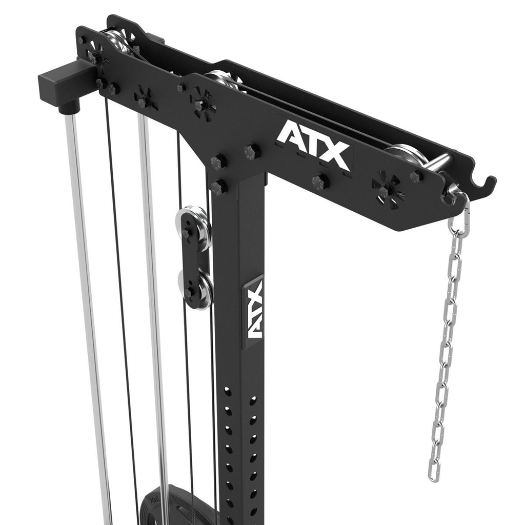 Lat pulldown og sittende roing for vektskiver 150 kg komplett treningsapparat