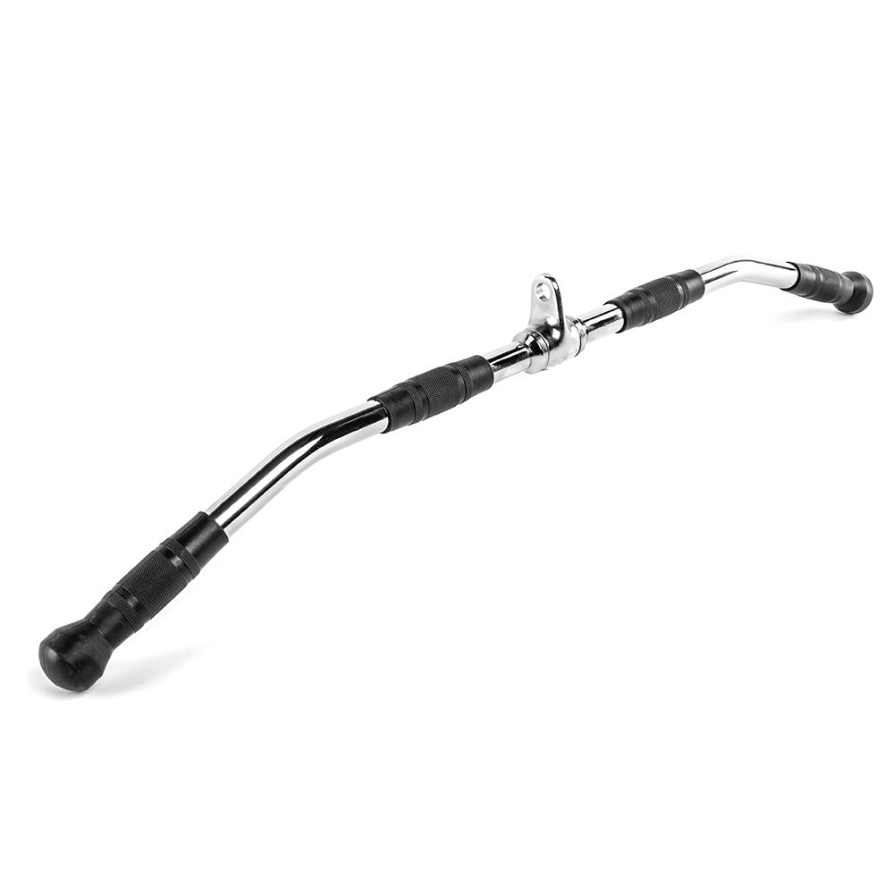 Lat pulldown-stang 100 cm med ergonomiske gummigrep bakside