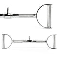 Lat pulldown-stang parallell 60 cm med svivel i helstål forfra