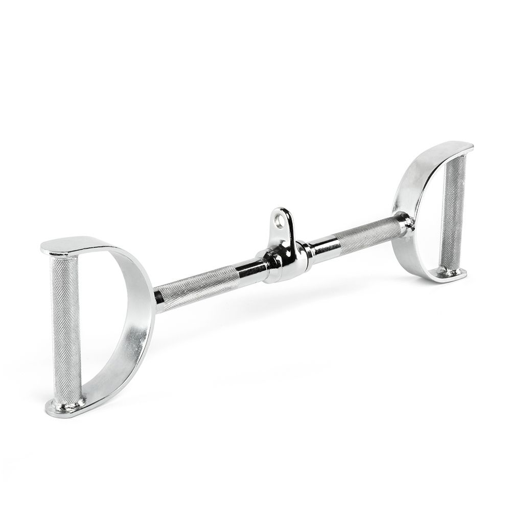 Lat pulldown-stang parallell 60 cm med svivel i helstål sideprofil