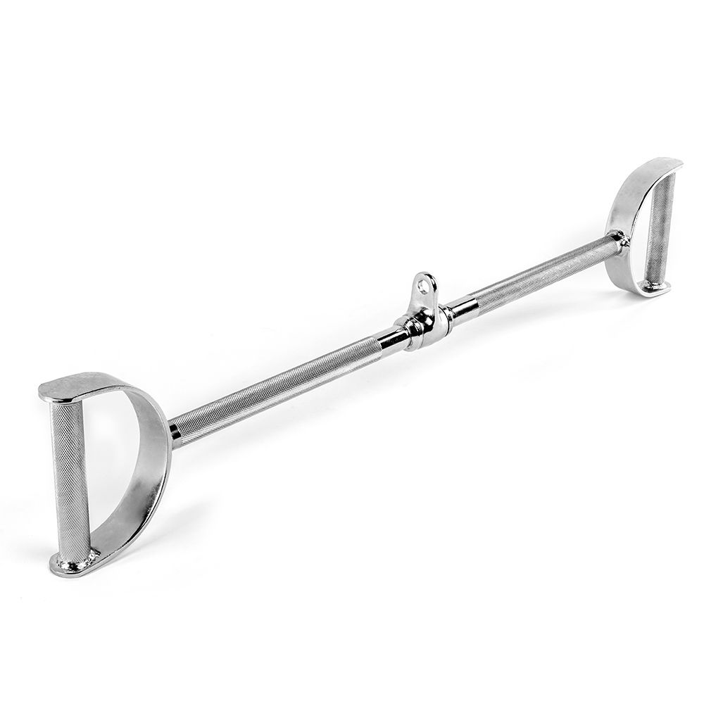 Lat pulldown-stang parallell 90 cm forkrommet helstål bakside