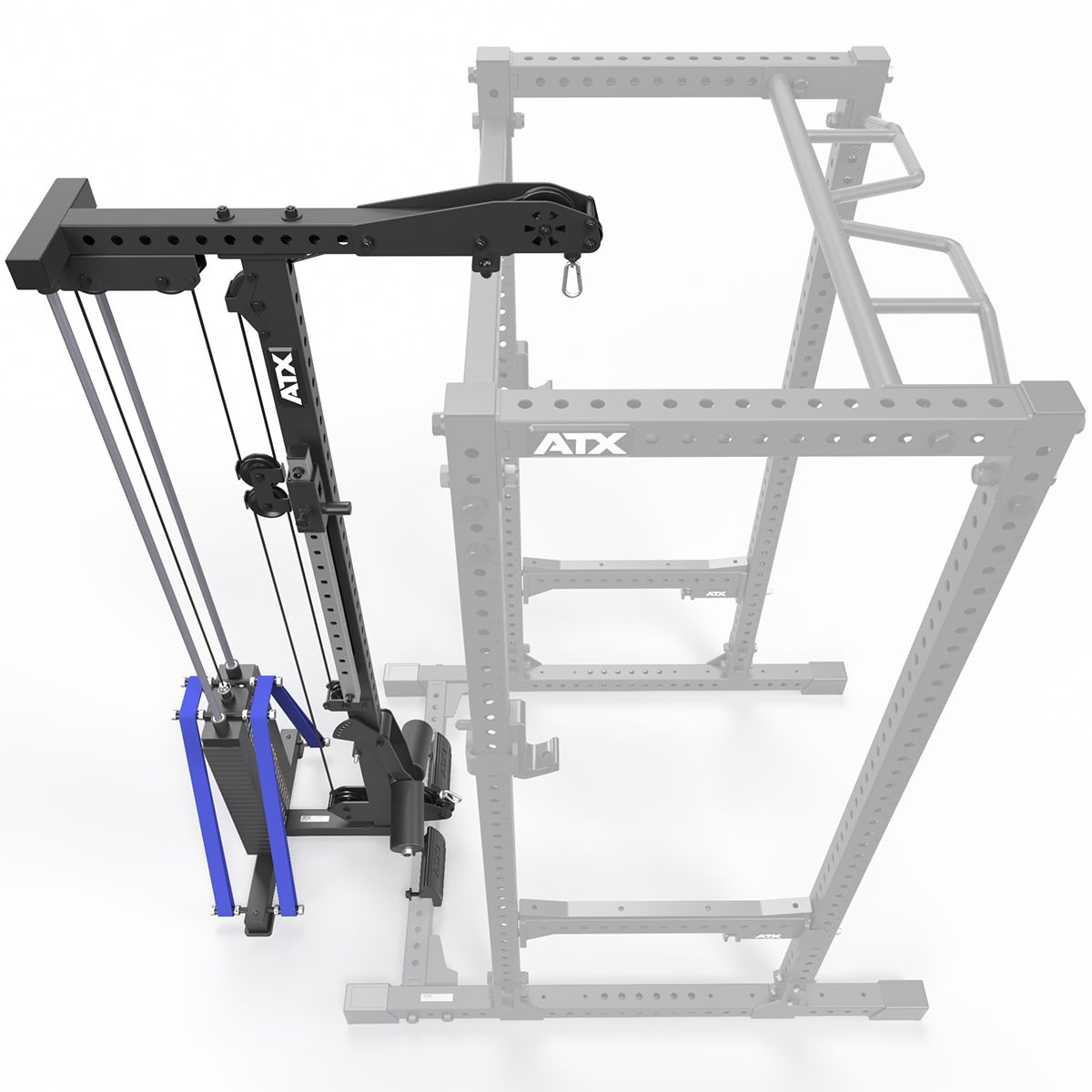 Detalj av urethan polster på Lat pulldown-tilbehør LTO-780