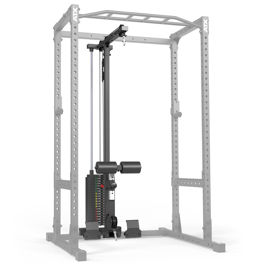 Lat pulldown-tillegg LTO-510 med 100 kg vektstabel bakside