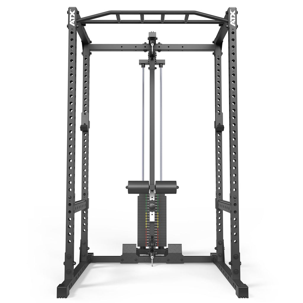 Lat pulldown-tillegg LTO-510 med 100 kg vektstabel montert i treningsstudio