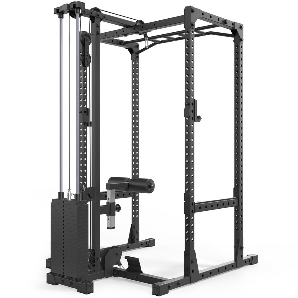 Lat pulldown-tillegg LTO-510 med 100 kg vektstabel nærbilde av vektstabel