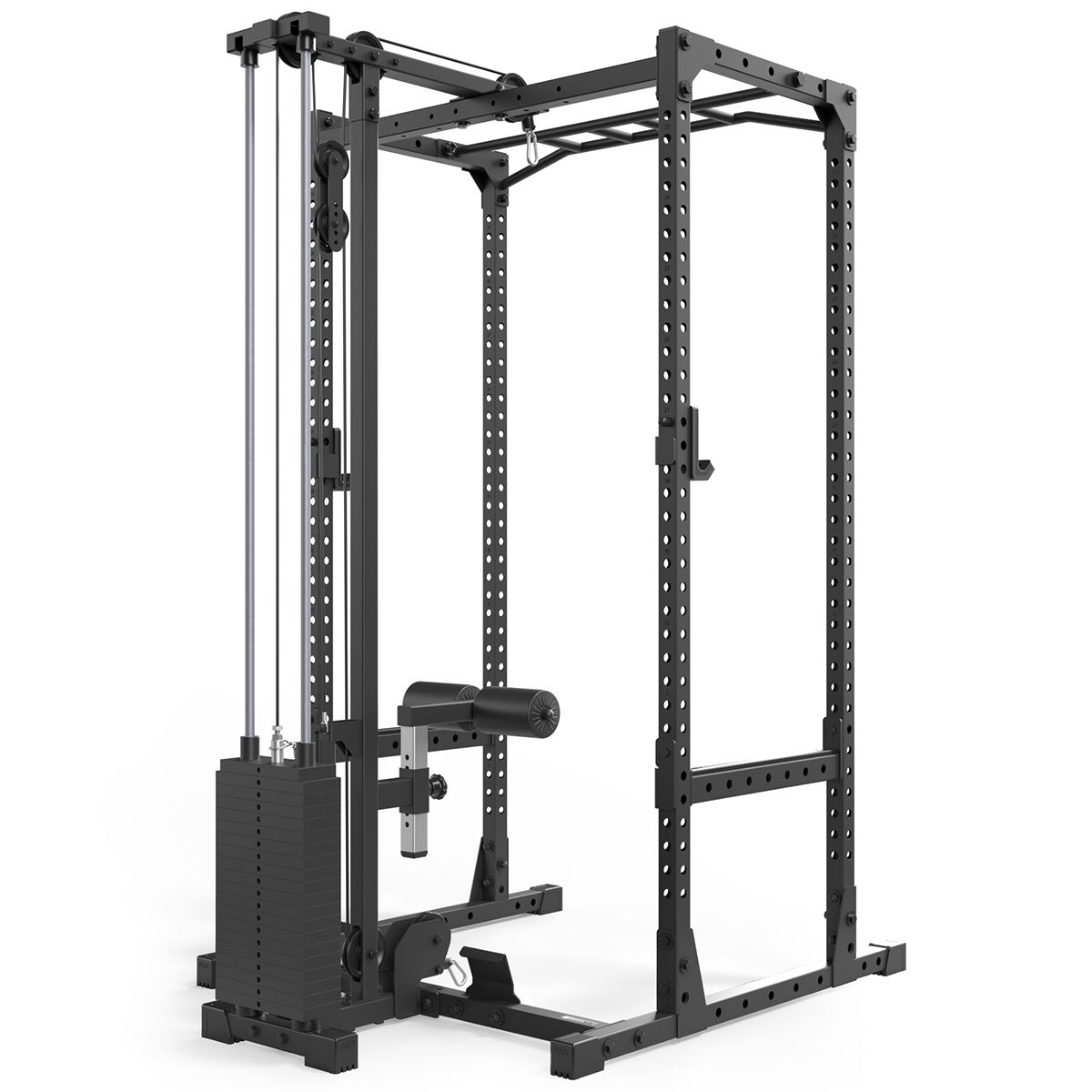 Nærbilde av vektstabler på Lat pulldown-tillegg LTO-520