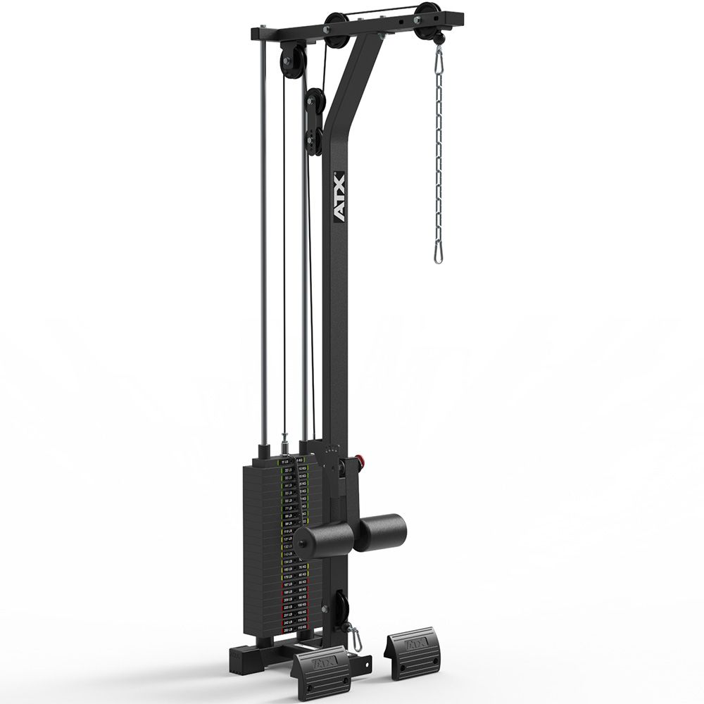 Lat pulldown-tillegg LTO-650 med 115 kg vektstabel front