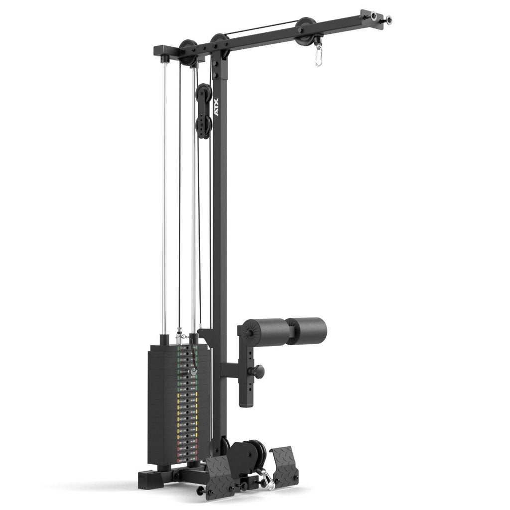 Lat Pulldown-tilvalg med 100 kg vektstabel for Half Rack HRX-510 - ATX forfra