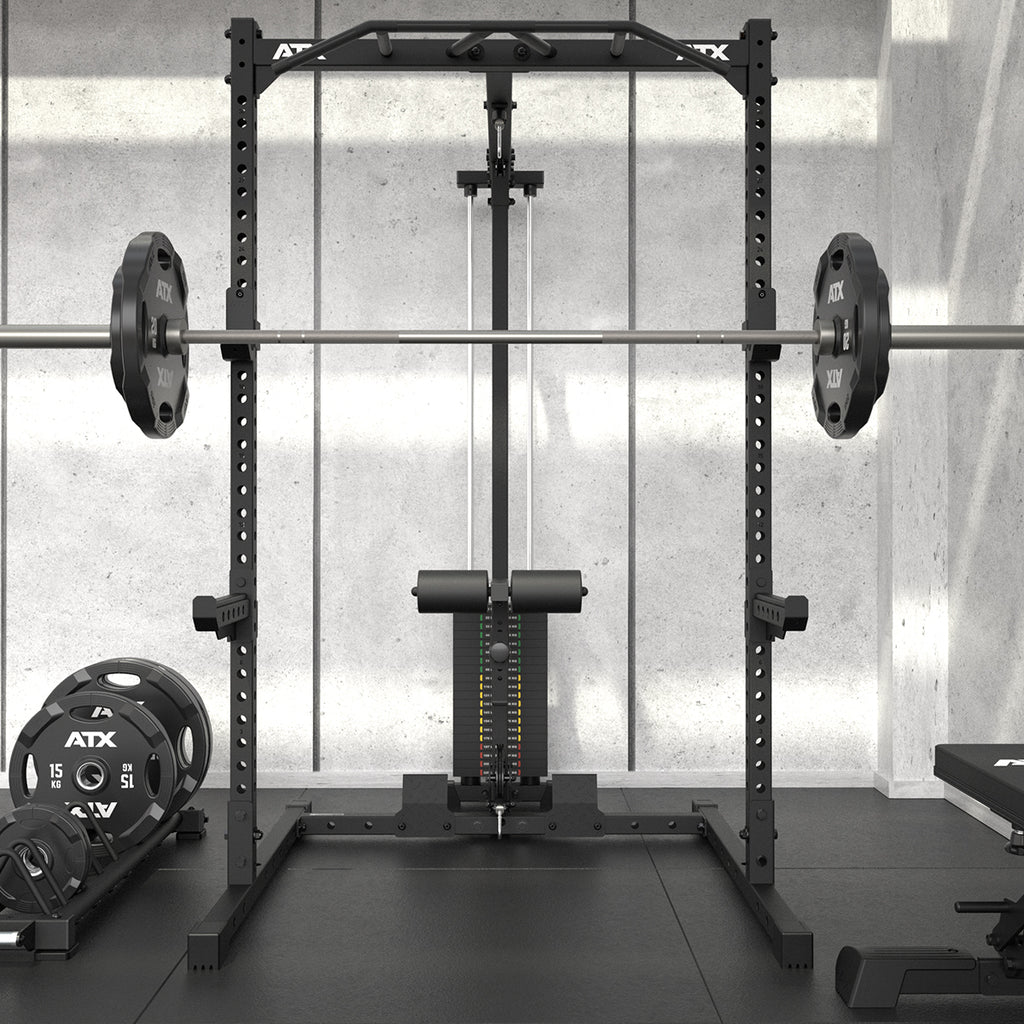 Karabinkrok på Lat Pulldown-tilvalg med 100 kg vektstabel for Half Rack HRX-510 - ATX