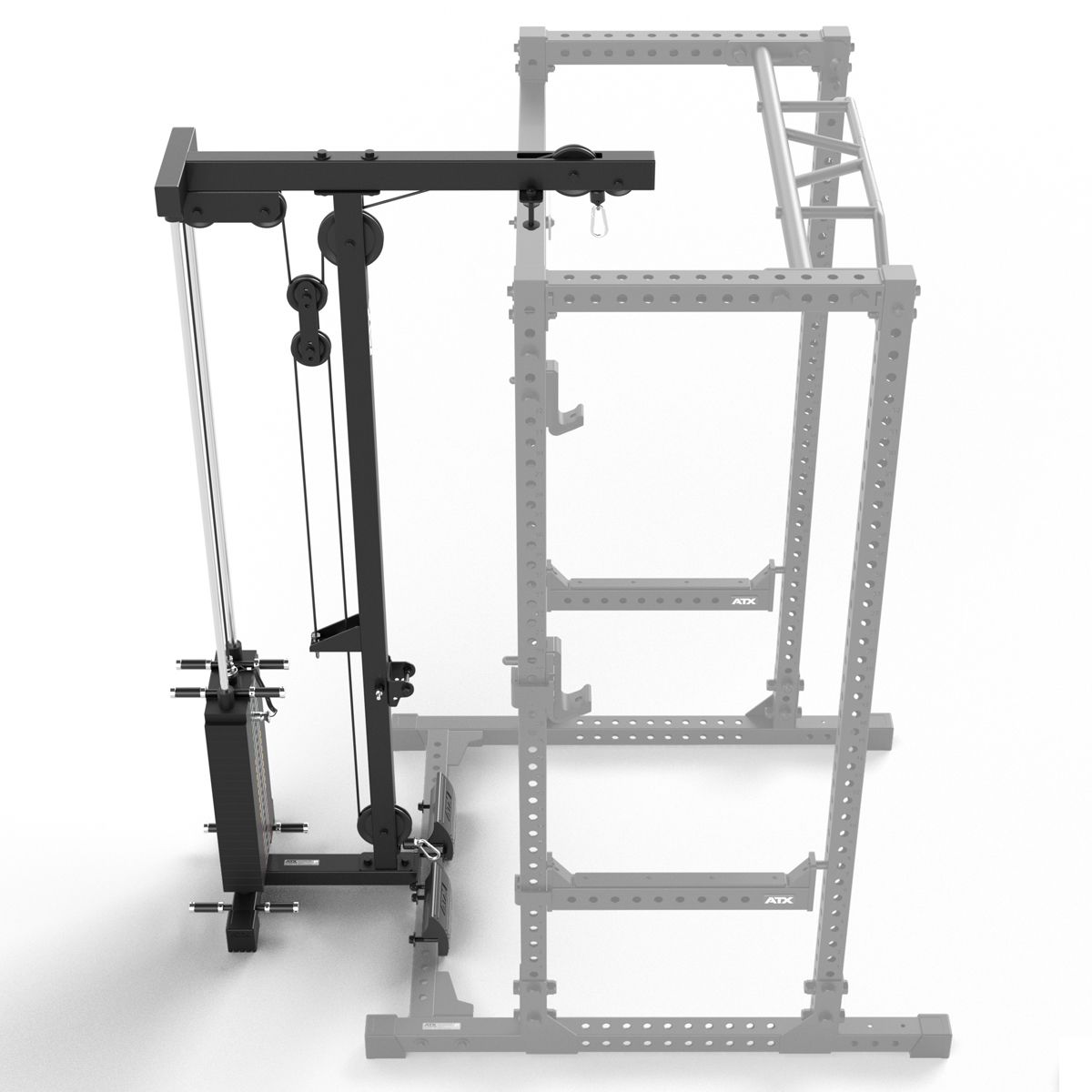 Lat Pulldown-tilvalg 660 214 cm med vektblokk B-vare montert