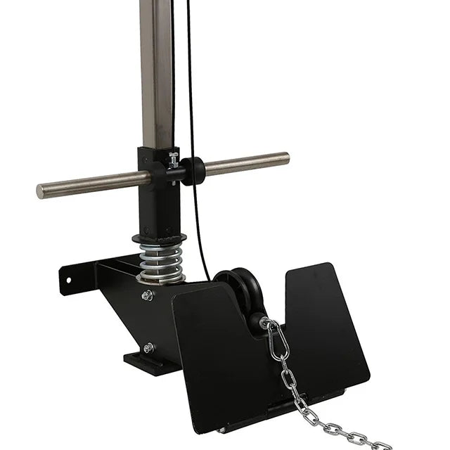 Lat Pulldown veggstasjon Plate Load 130 kg kapasitet sideprofil
