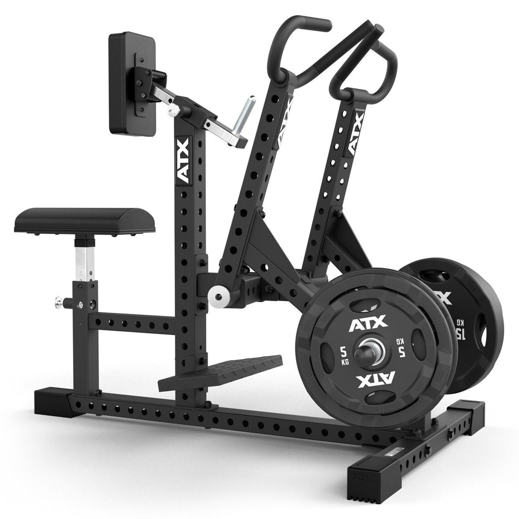 Lateral Row Machine platebelastet romaskin 250 kg kapasitet - ATX bakside