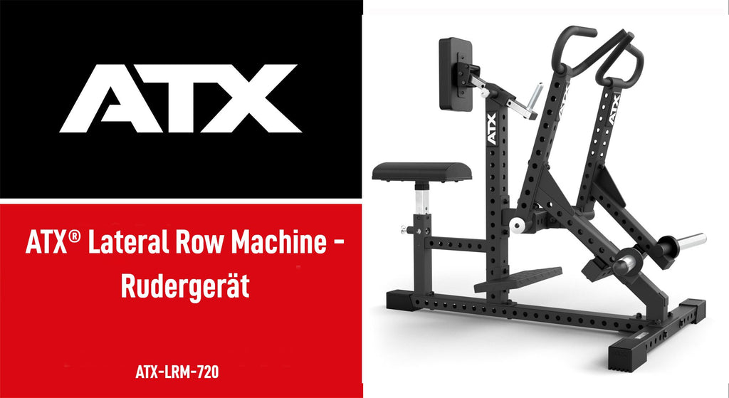 Detalj av Lateral Row Machine platebelastet romaskin 250 kg kapasitet - ATX