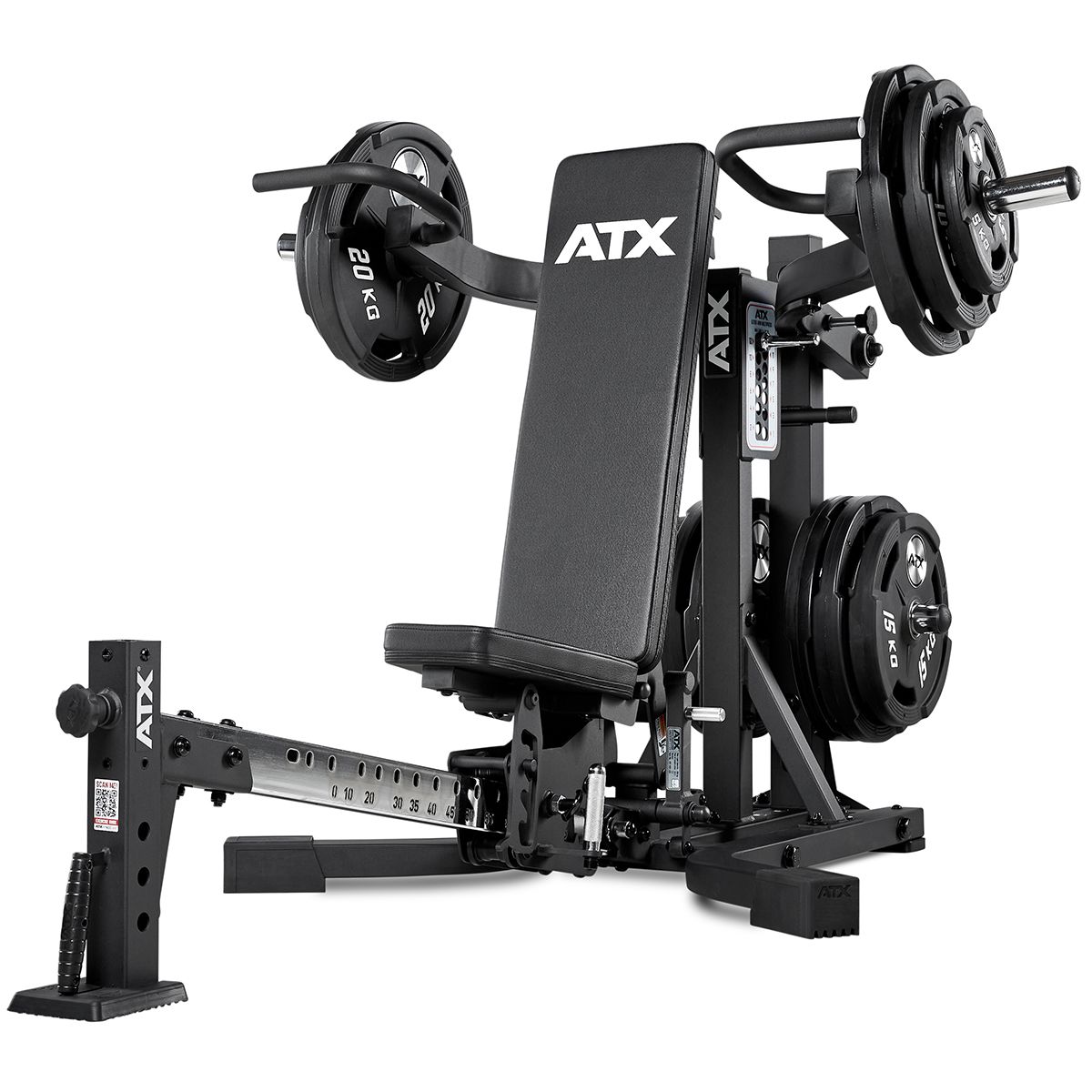 Montert Lever Arm multipresse 200x139 cm serie 600 i treningsrom