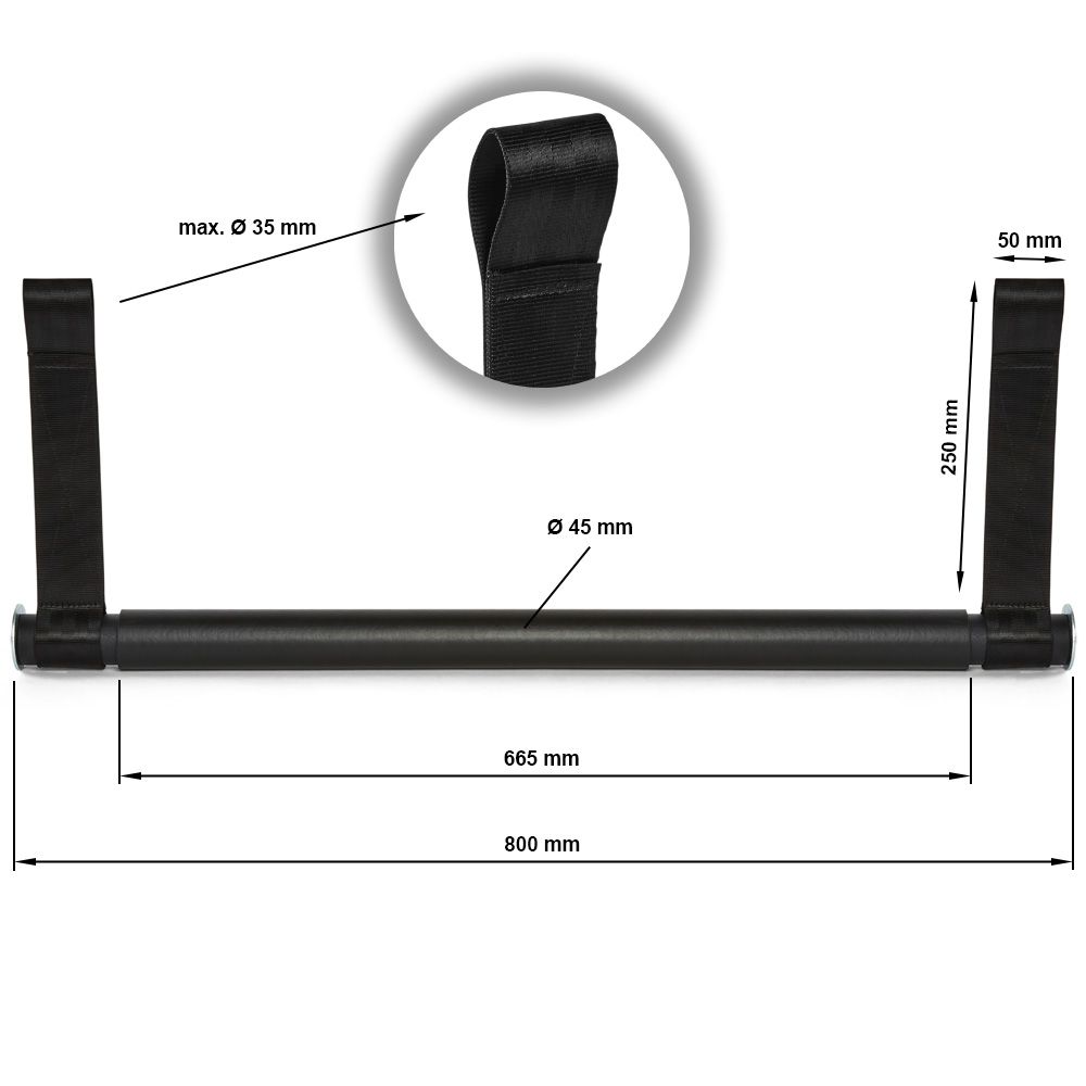 Lever-Arm Straight-Bar tilbehør for spakarm - Megafitness Shop