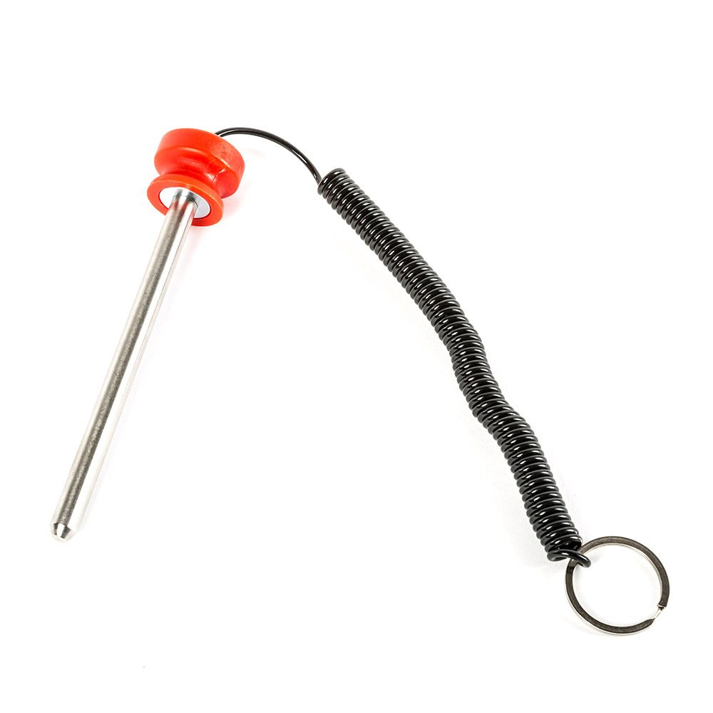 Magnetbolt 8 mm for vektstabel 140 mm lengde forfra