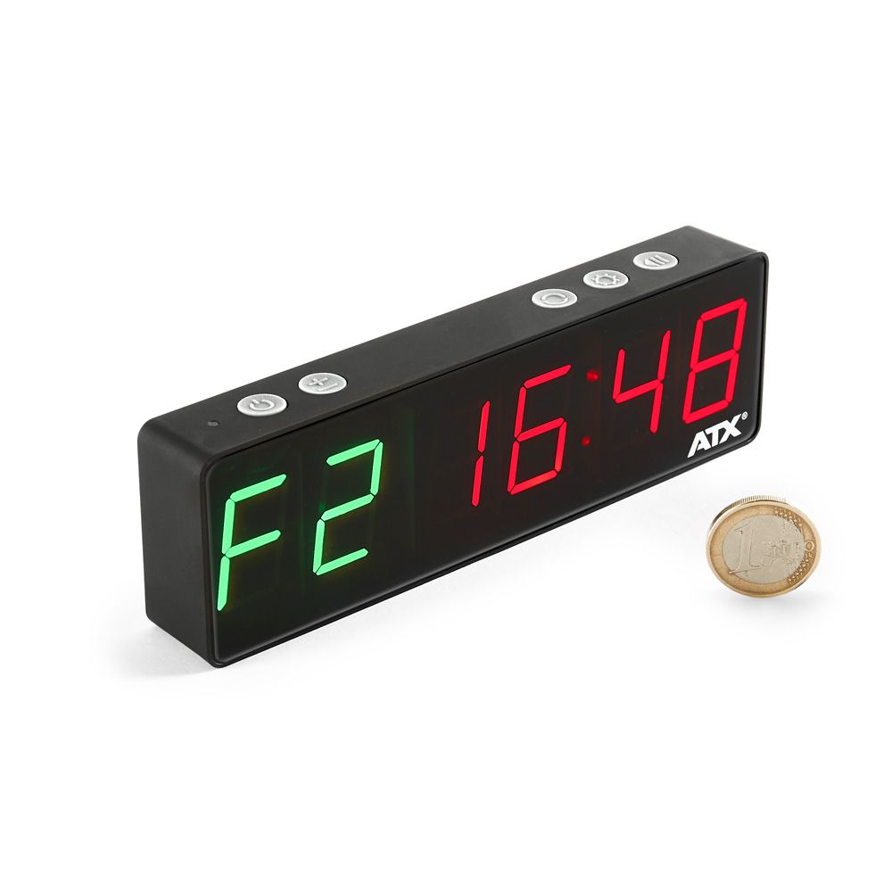 Magnetisk intervalltimer mini 15 x 5 cm slagfast kunststoff - ATX forfra