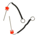 Magnetisk låsepinne 10 mm for vektmagasin forfra