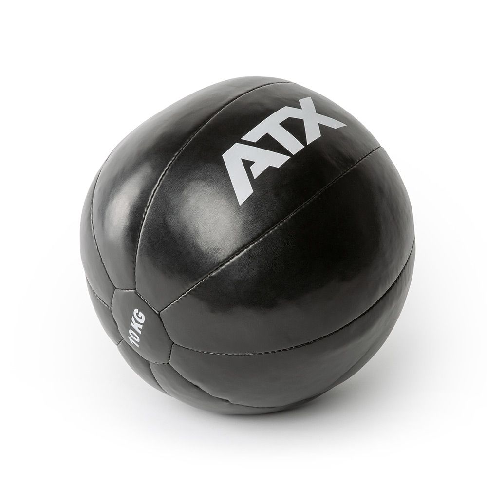 Medicine Ball Classic kunstlær 10 kg 32 cm diameter forfra