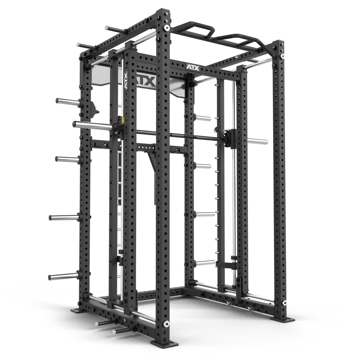Mobil Smith Machine med Power Rack 305 kg 2275 mm montert