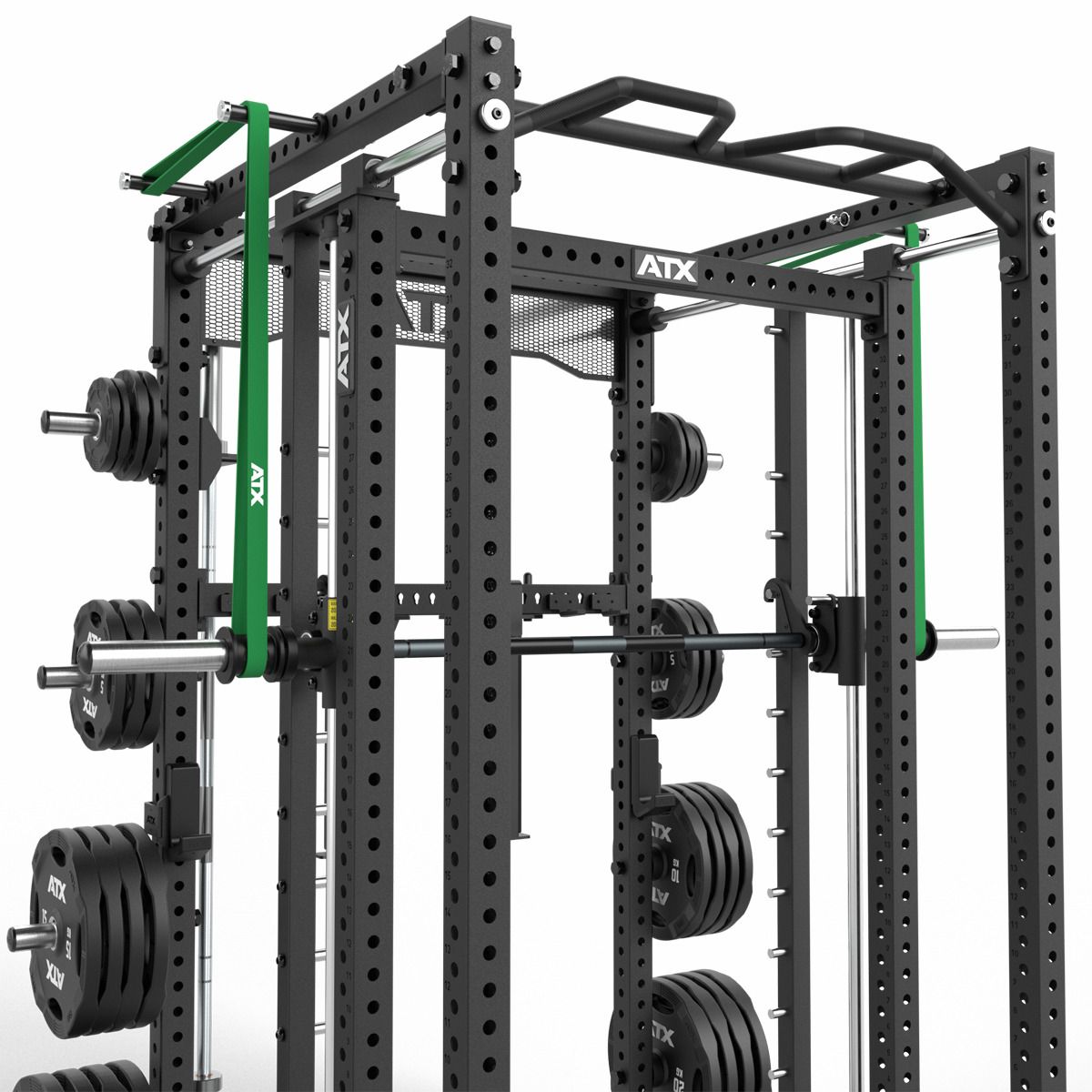 Mobil Smith Machine med Power Rack 305 kg 2275 mm sikkerhetsarm