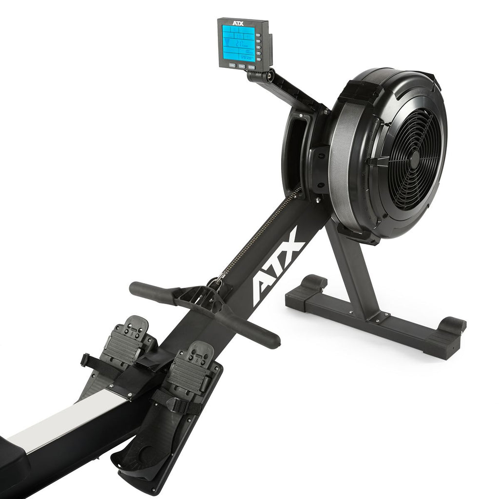 Montert Air Rower romaskin med luftmotstand i bruk