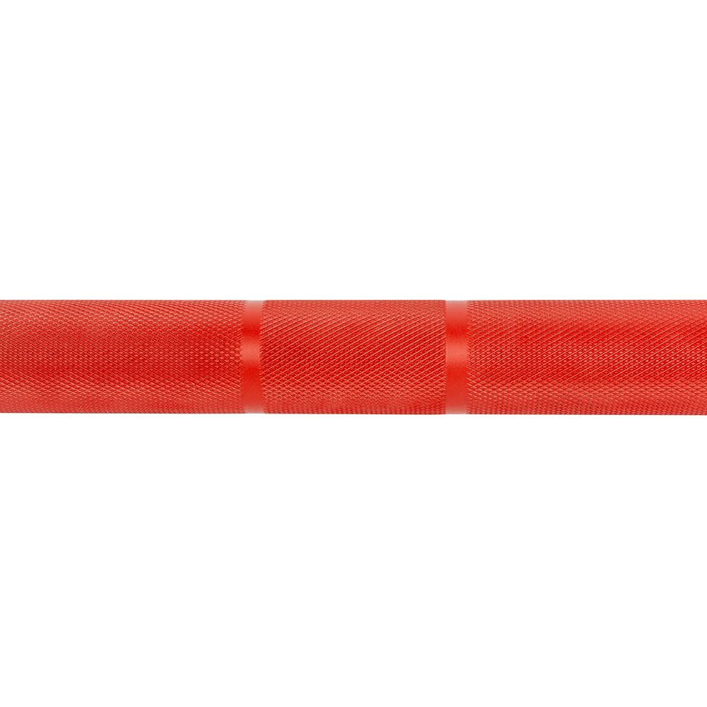 Multi Bar 20 kg Cerakote Fire Red 2200 mm B-vare nærbilde av belegget