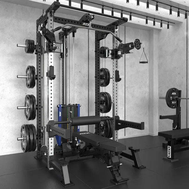 Multi Half Rack & Pull Station med flere treningsstasjoner - ATX