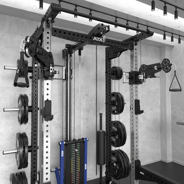 Multi Half Rack & Pull Station med flere treningsstasjoner - ATX