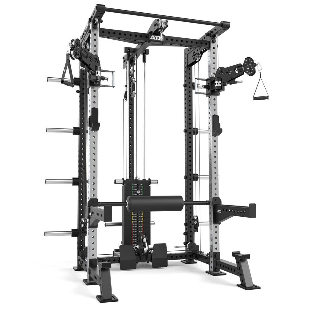 Multi Half Rack & Pull Station 70x70mm 394 kg EN bakside