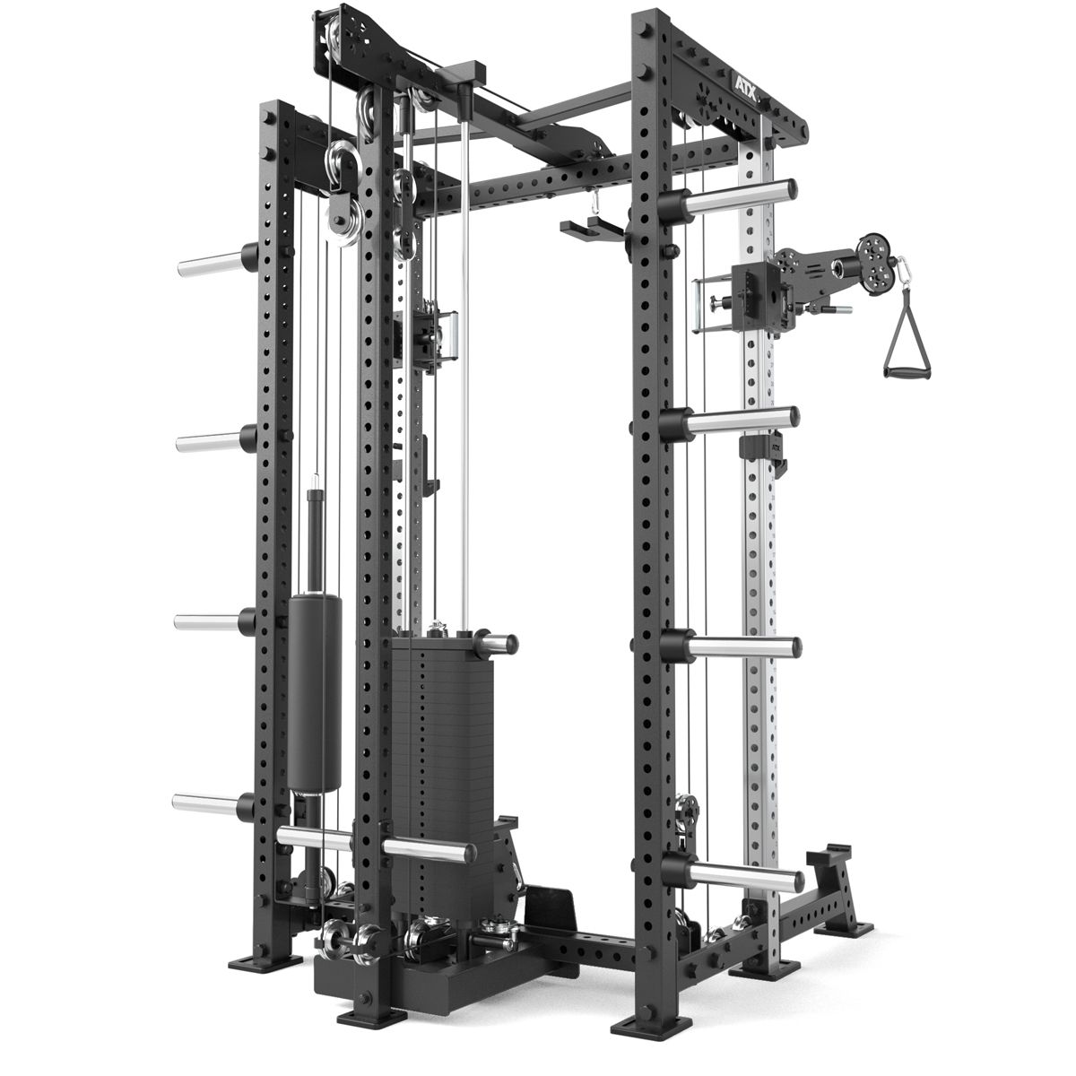 Multi Half Rack & Pull Station med flere treningsstasjoner - ATX