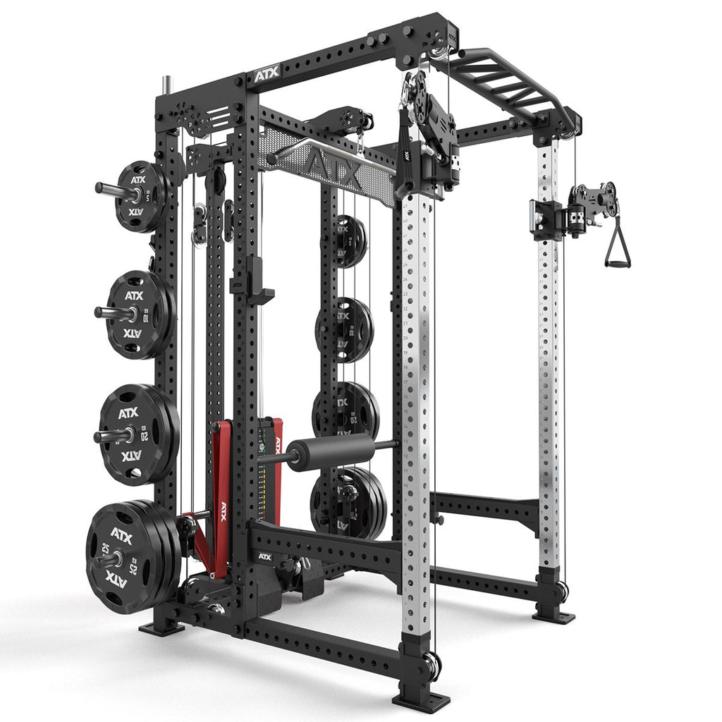 Nærbilde av lasermåling på Multi Power Rack & Pull Station FCR-780 serie 700