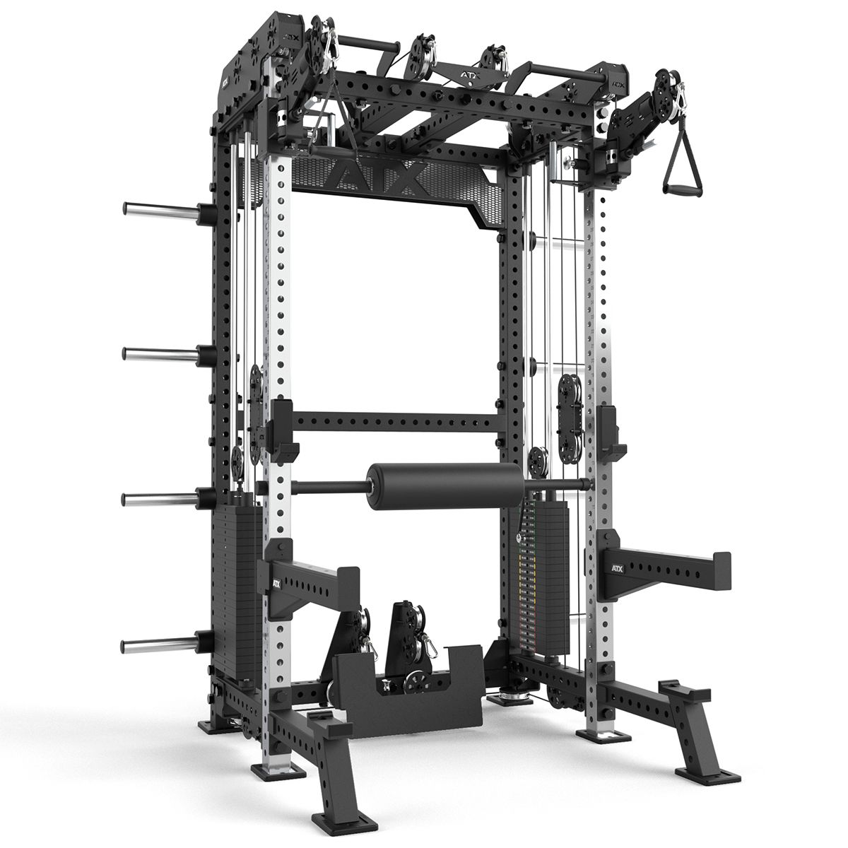 Multi Pull Rack 2.0 med 2 x 110 kg pinnevekter forfra